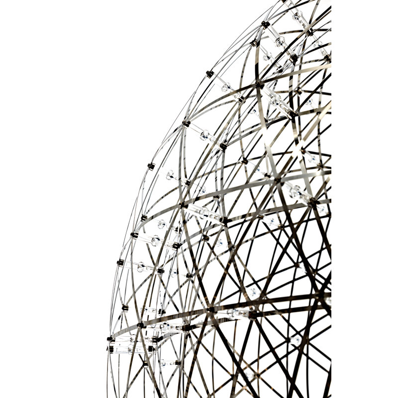 Raimond LED Chandelier,  24" H X 24" W X 24" D, 98.4"