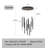 12-light Tassel Tube Flute Led Integrated cascade Chandelier-1720956032