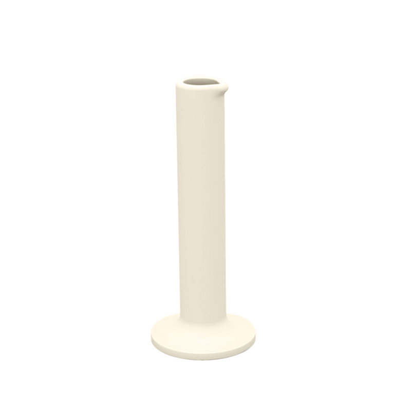 Vase de plancher en résine Chemistubes, H 39,25 po x l 15,75 po x P 15,75 po, Écru