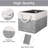 Storage Bins [3-Pack], Foldable Storage Baskets For Organizing Toys, Books, Shelves, Closet, Large Storage Box With Rope Handles, Sturdy Organizer Bins
