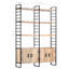 Adaire 180 cm H x 124 cm W Steel and Iron Etagere Bookcase-302321932