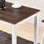 [Ensemble de salle à manger 3 pièces à hauteur de comptoir] Table peu encombrante avec 2 tabourets, facile à nettoyer