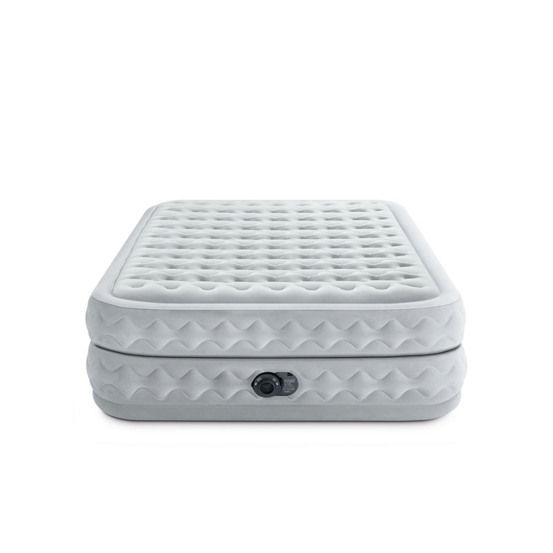 Supreme Queen Raised Air Mattress with Built-in Pump