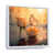 White Floater Framed