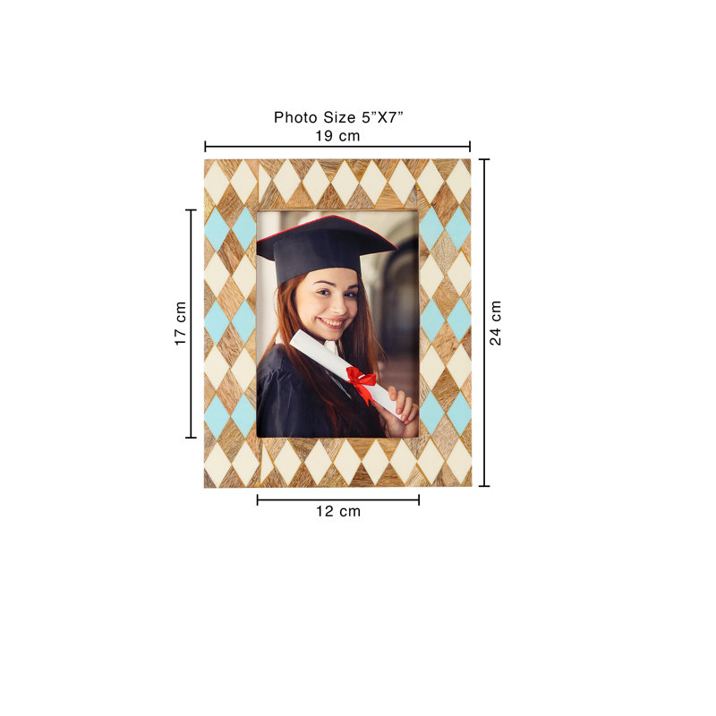 Stainforth Brown Wood Picture Frame, 7.48" x 9.45"