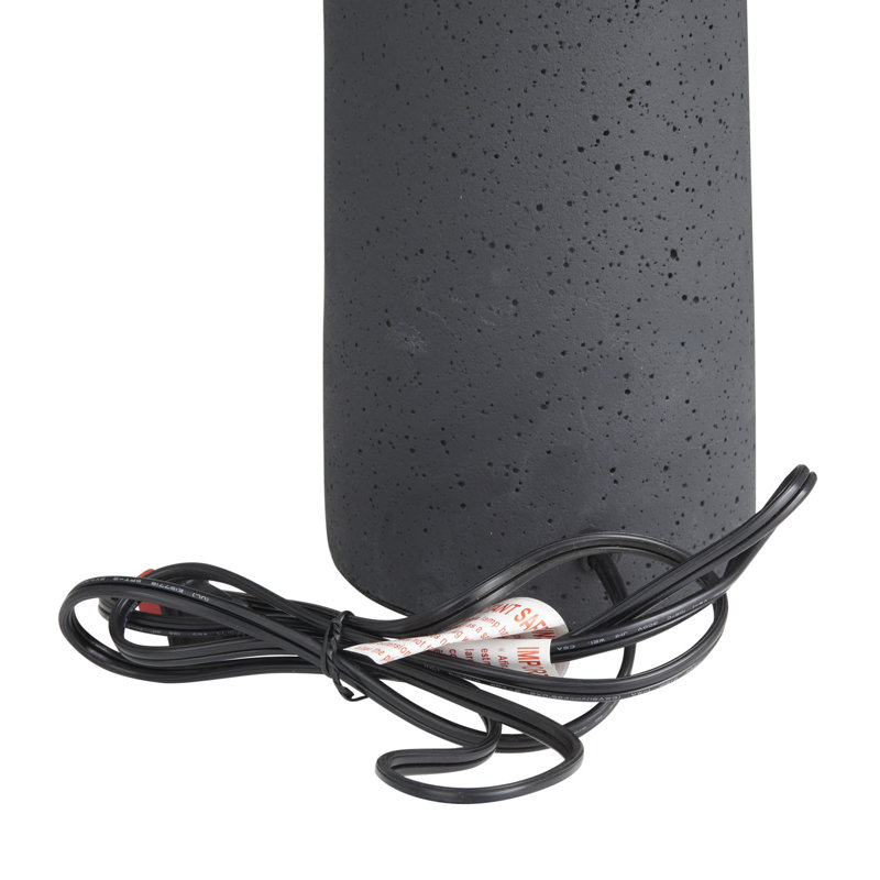 Ensemble de lampes de table noires 23,6 po