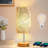 Keaisa 15" Modern Touch Control USB Table Lamp – Floral Print Fabric Shade-112649063-112649062