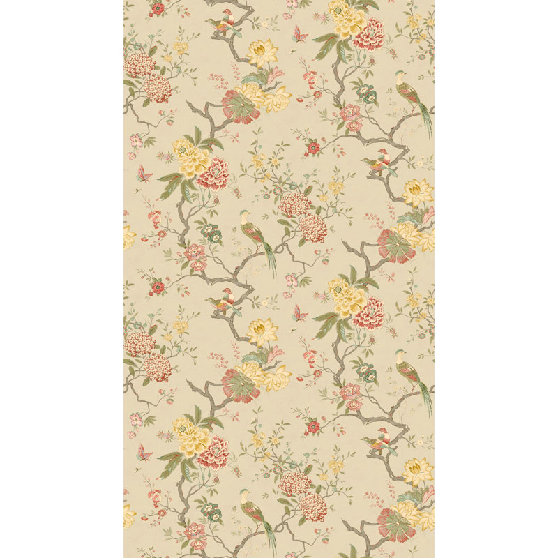 Floral Non-Woven Wallpaper Roll, Mole