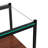 Set of 2 Rectangle End Table, Tempered Glass Tabletop with MDF layer, Glass-106645771-106645774