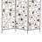 Savar 63'' W x 72'' H 3 - Panel Accent Room Divider