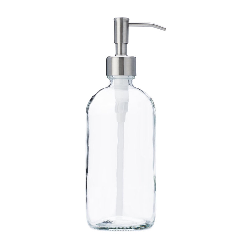 Distributeur de savon et de lotion en pot Bamberton, Transparent