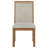 Natural Brown 7-Piece Rectangular Dining Set