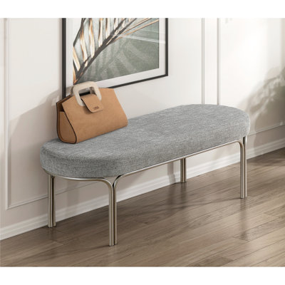 Banc élégant en chenille