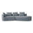 Boneless Modern Curved Sectional Sofa-1015106557