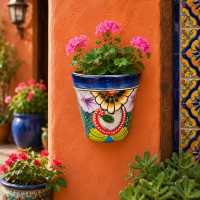 Pot à fleurs mural demi-lune Desert Bloom