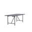 Bledar Metal Base Dining Table