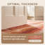 Tapis Flint2 moderne à l'aquarelle abstraite orange, rouge et crème, lavable en machine, antidérapant, à poils courts, pour l'intérieur et l'extérieur, adapté aux animaux domestiques, idéal pour le salon, la chambre, la salle à manger, l'entrée, le corridor ou le bureau.-451317210