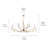 14 - Light Steel Dimmable Classic / Traditional Chandelier-1949467362