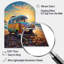 Magic Hippie Bus On The Beach - Car Van Shape Assymterical Wall Art-1291507101