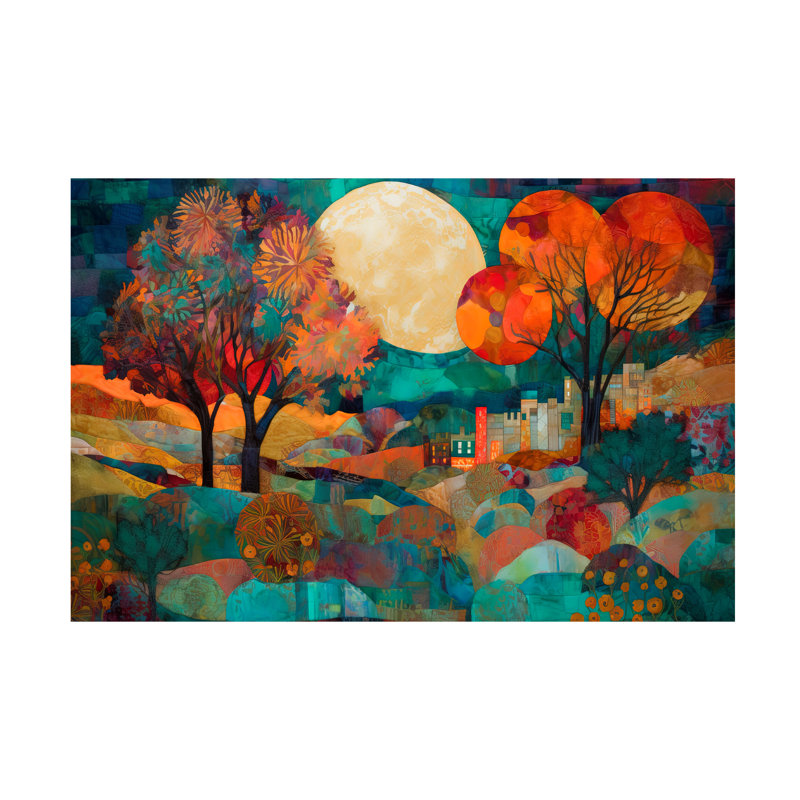 Sasha Magic Valley III Canvas Art, 12" H x 19" W