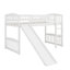 Lit mezzanine simple avec glissoire et échelle
