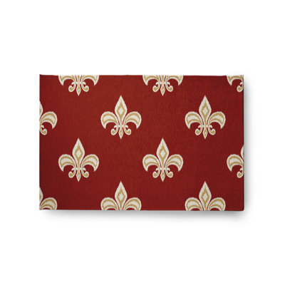 Chenille Damask Indoor Rug