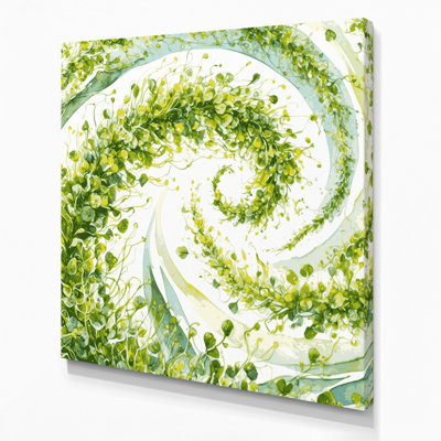 Art mural sur toile légumes choux de luzerne
