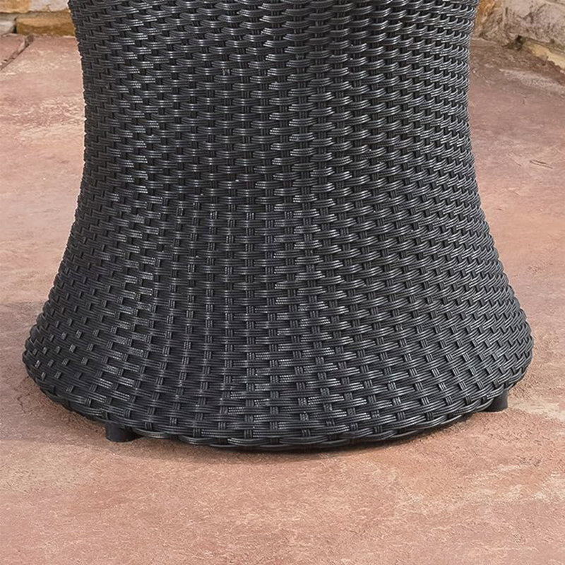 Table d'appoint extérieur, Noir