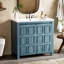 Armoire de rangement de salle de bain avec lavabo-1025264807