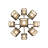 Deshawna 9 - Light Dimmable Square / Rectangle Chandelier