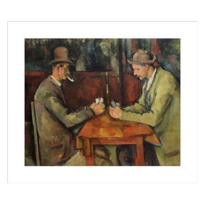 Les joueurs de cartes par Paul Cézanne