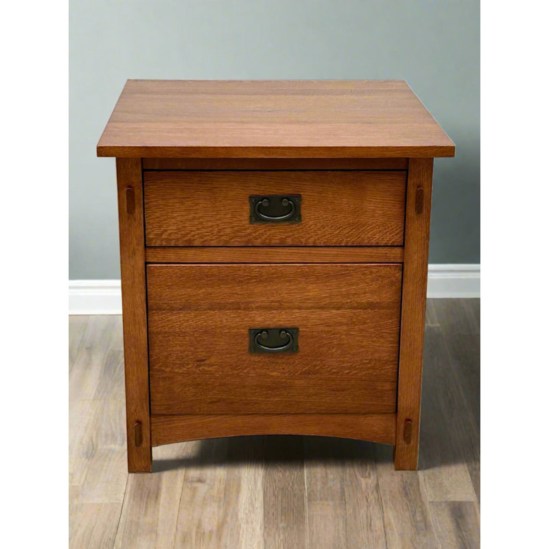 Mission Quarter Sawn Oak File Cabinet - Michael's Cherry, Michael's Cherry