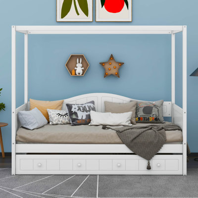 Daybed with Trundle and Canopy