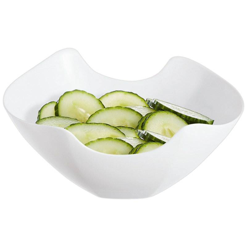 Tempered Glass Salad Bowl