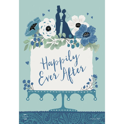 Everyday Happily Ever After Wedding Garden Flag 12x18