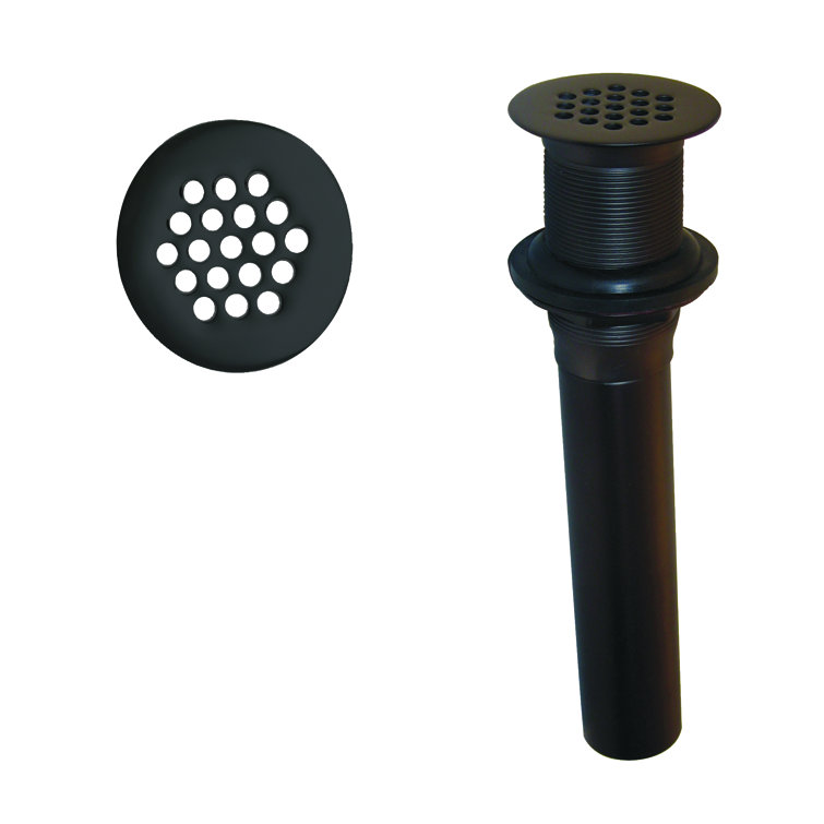 Grid Strainer Lavatory Drain Assembly without Overflow Holes - Exposed