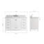 Ensemble de meuble-lavabo simple 55 po Flynt-64627191-64627192