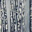 «Abstract Birch Forest - Contemporary Landscape», reproduction encadrée
