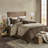 Lodge Style Queen Bedding Sets, Soft Polyester Suede Comforter