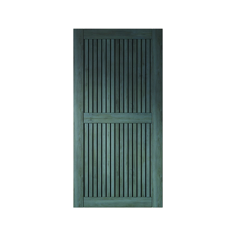 Porte de grange en bois de pin à finition verticale Homacer à rayures verticales Homacer (usage intérieur seulement)