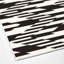 Tapis à chevrons en polyamide blanc / noir tissé à la machine-1310197538