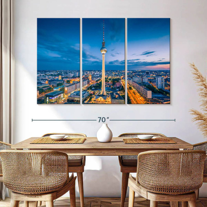 Syd Alexanderplatz TV Tower, 42" H x 65" W