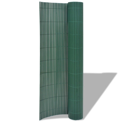 Clôture de patio en PVC double face vidaXL
