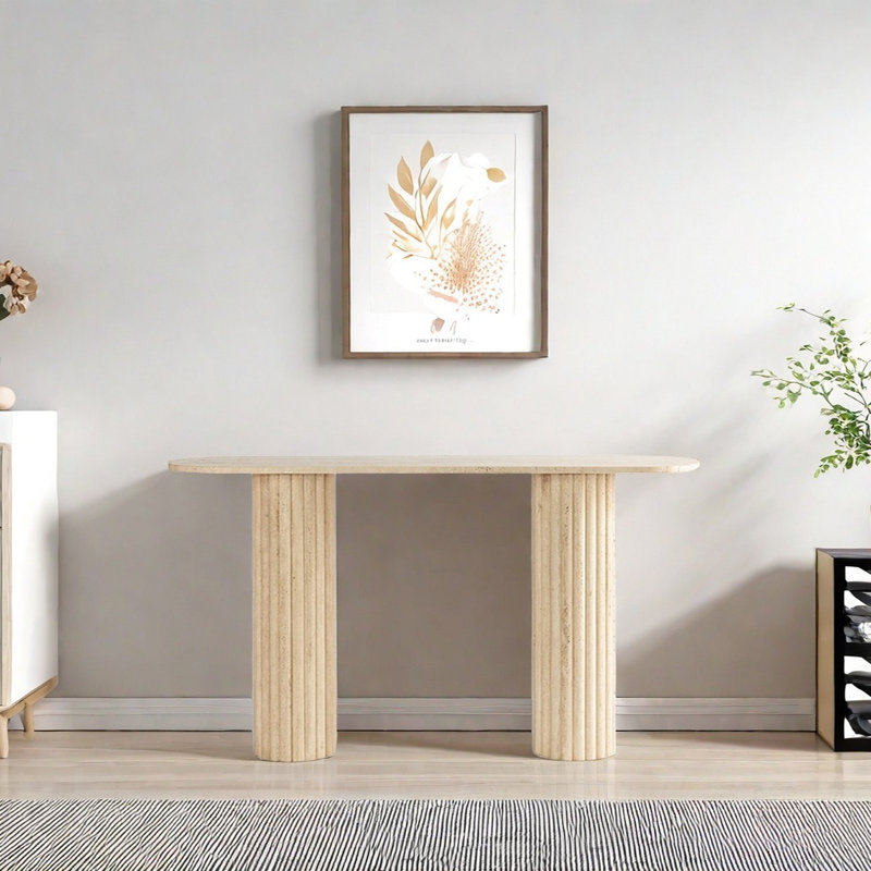 Console Modern Minimalist, H 33,46 po x l 55,12 po x P 15,75 po