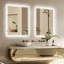 Miroir mural lumineux sans cadre Cevat-1865587671