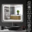 Miroir de maquillage / rasage mural Naliyah-551024549