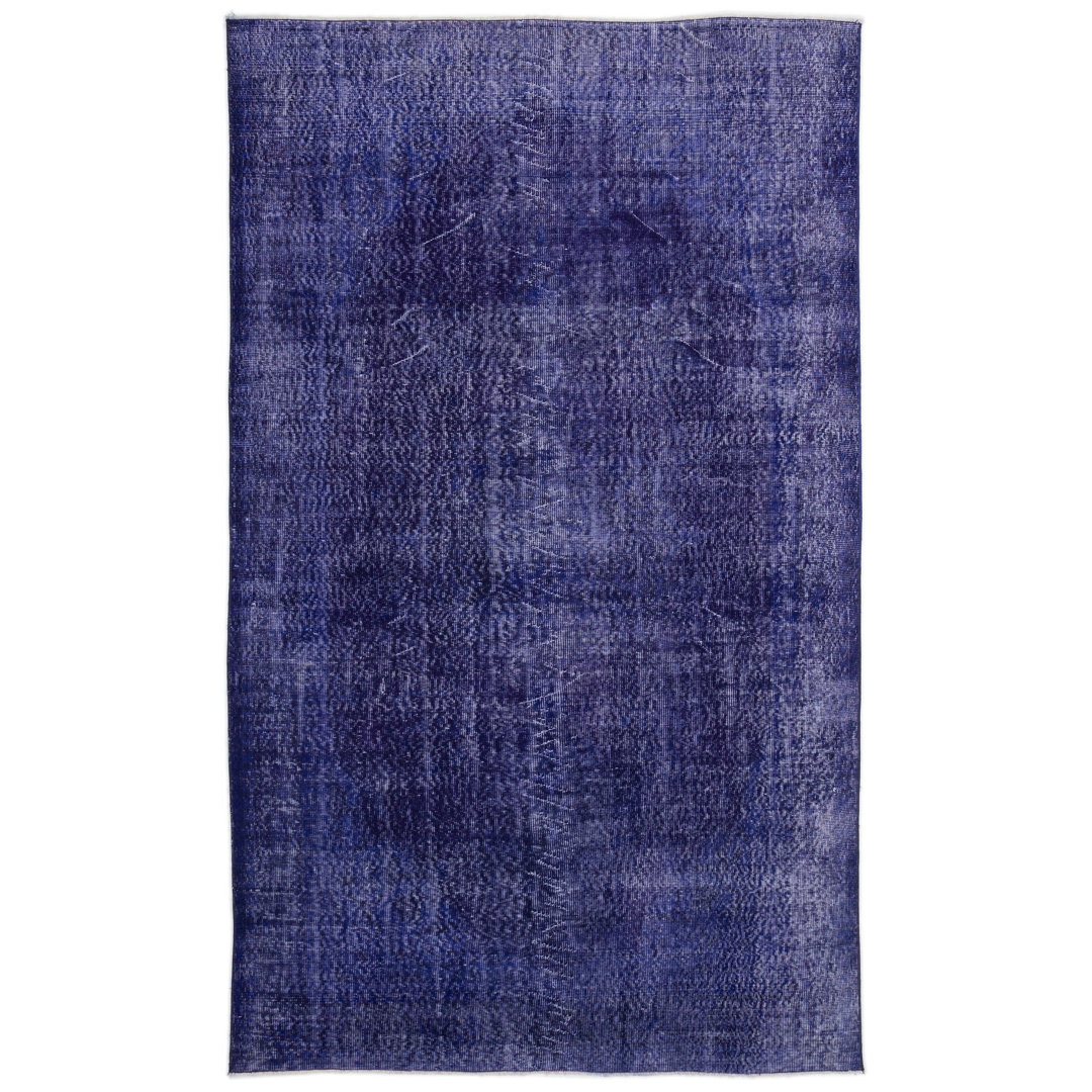 Atina Purple Vintage Wool Handmade Area Rug