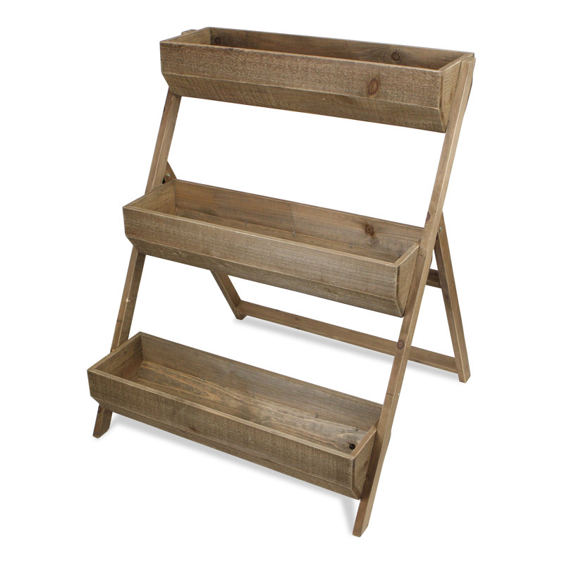 Jardin vertical en bois à 3 niveaux Osceola