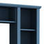 Meuble télé moderne bleu avec pont pour téléviseur de 75 po, tablettes réglables tout-en-un, unité de divertissement mural-208184165