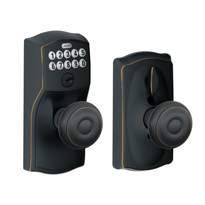 Georgian Keypad Knob with Camelot Trim
